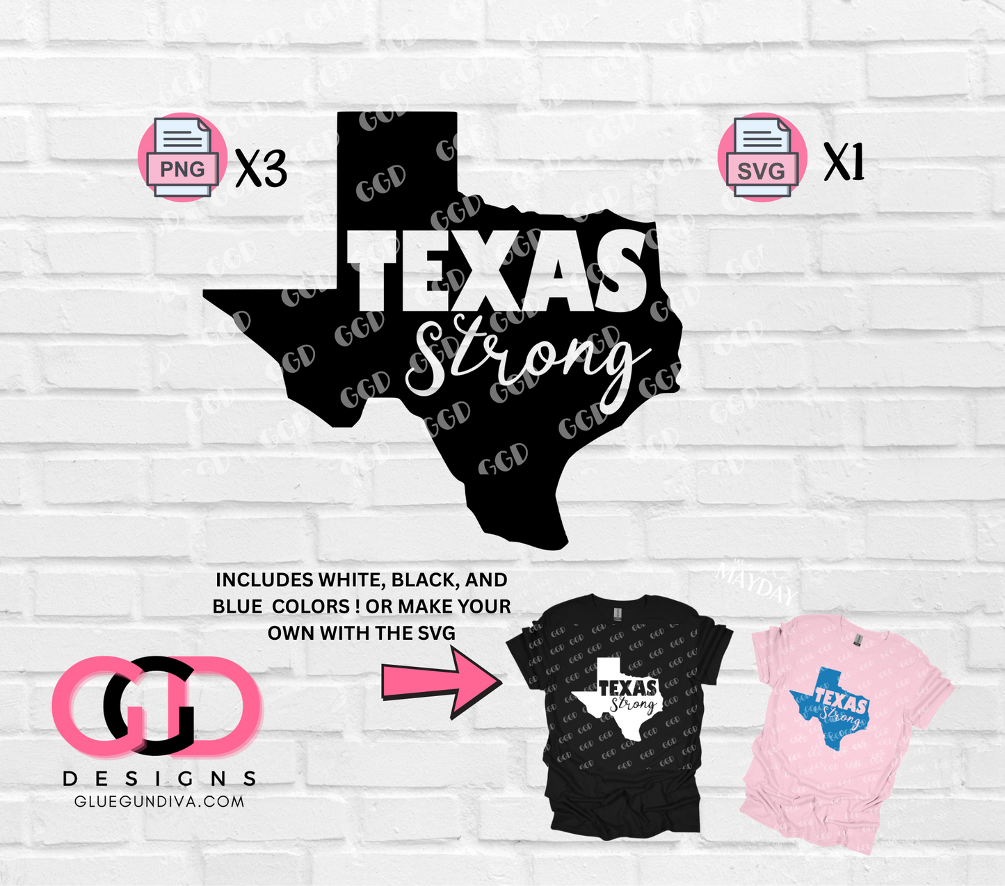 Texas Strong - PNGs & SVGs