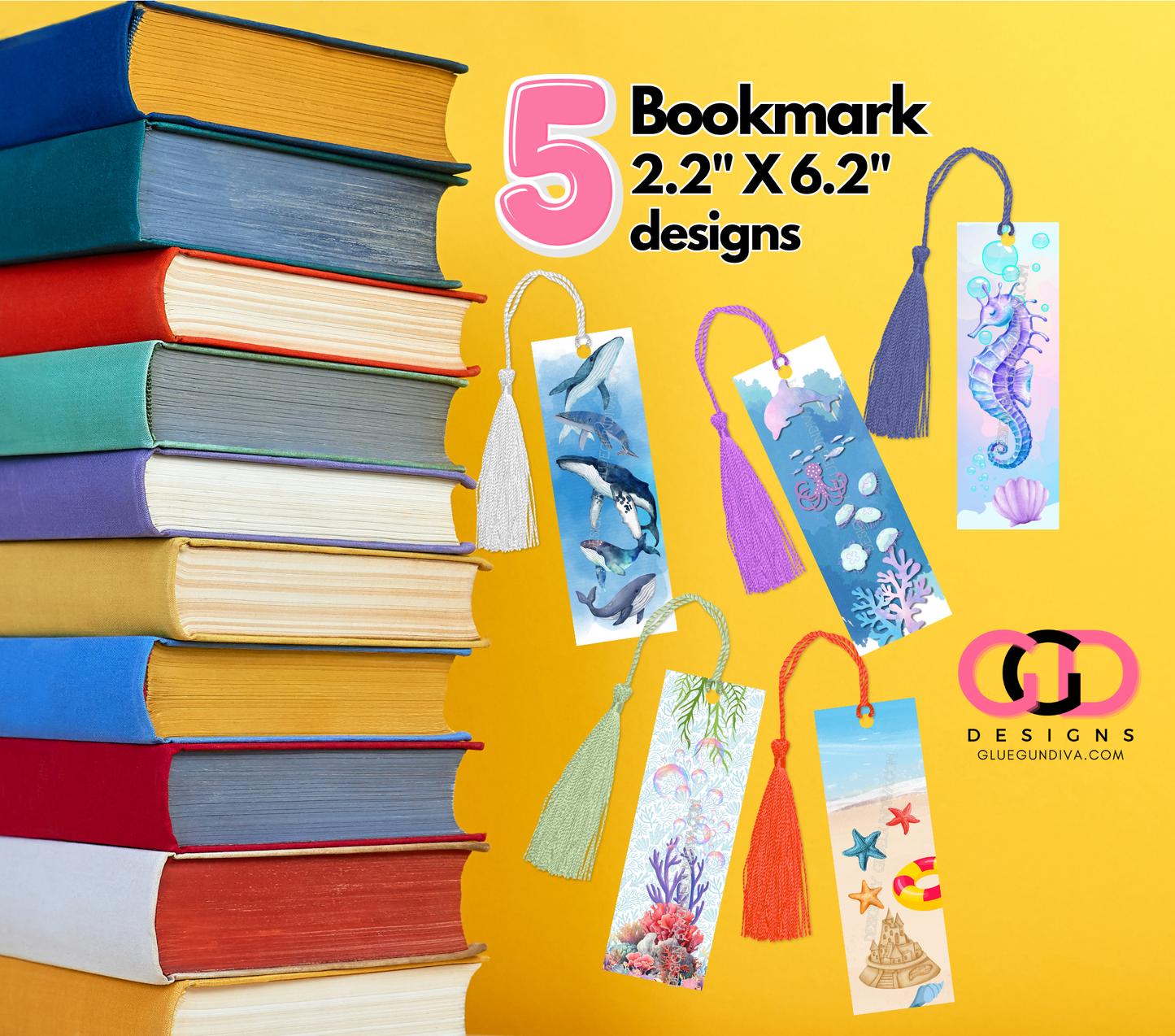 Ocean Friends - Bookmark Design