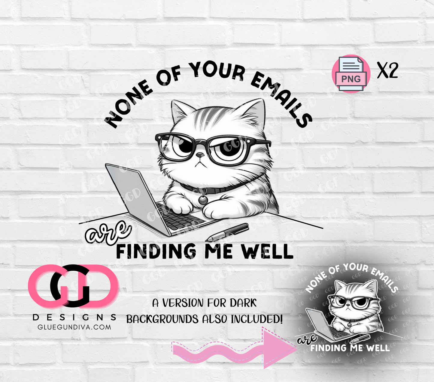 None of your emails - PNGs & SVGs