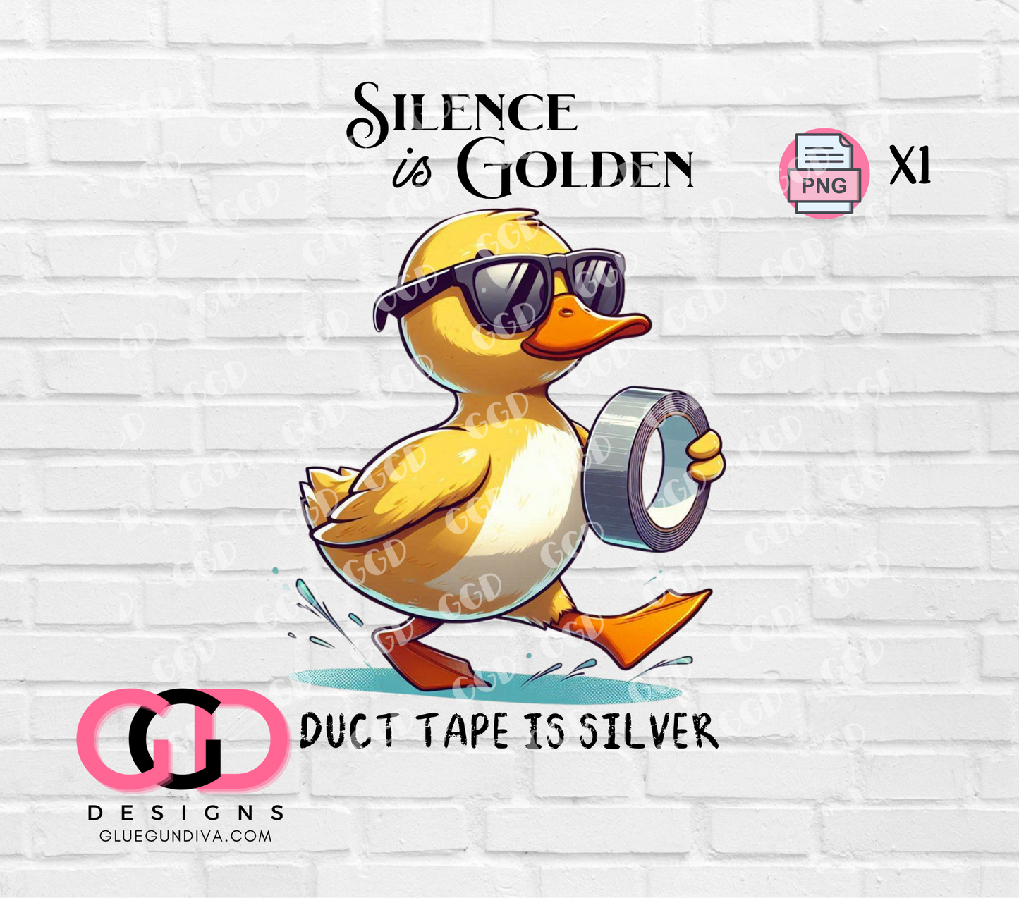 Silence is Golden- PNGs & SVGs