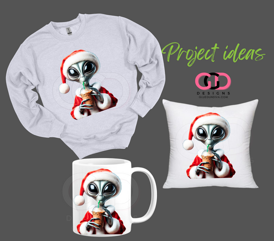 Santa Alien- PNGs & SVGs