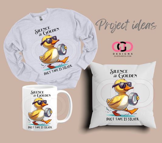 Silence is Golden- PNGs & SVGs