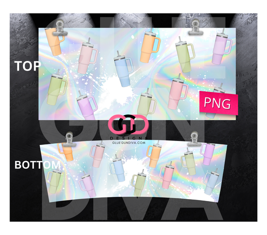 Stanleys- Digital tumbler wrap for 40 oz tumbler