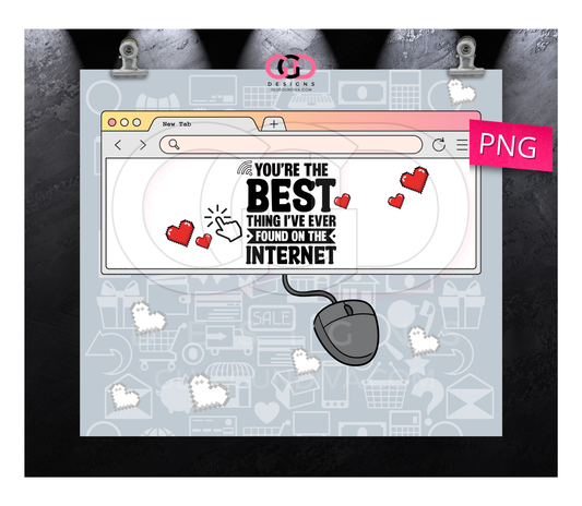 Best thing on the internet - Digital tumbler wrap for 20 oz skinny straight tumbler