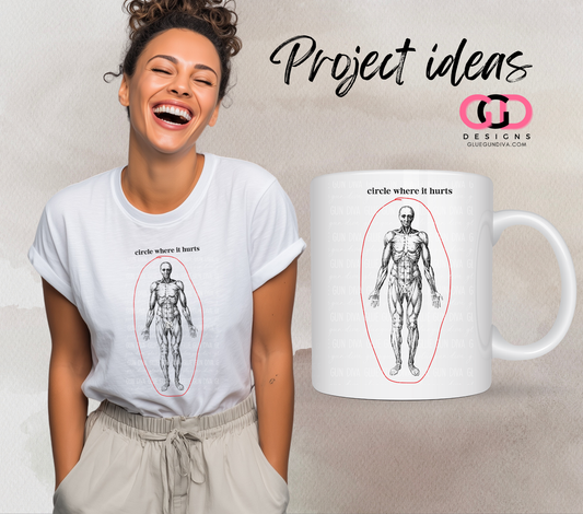 Circle Where It Hurts - PNGs & SVGs