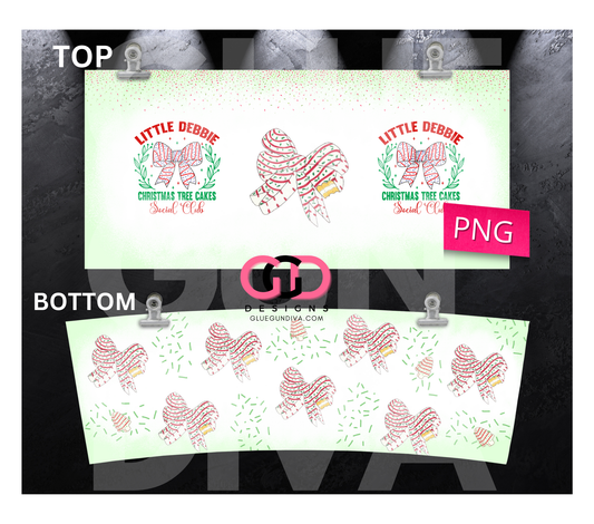 Little Debbie Social Club- Digital tumbler wrap for 40 oz tumbler