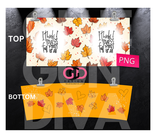 I think I love fall most of all- Digital tumbler wrap for 40 oz tumbler