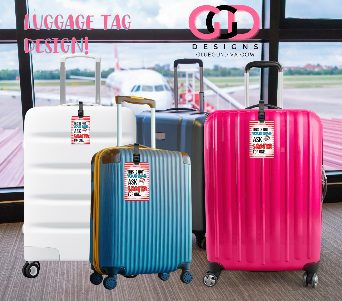 Ask Santa - Designs for Luggage Tags