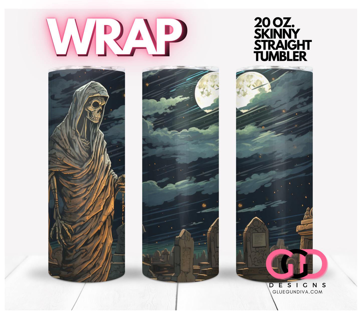 Halloween 2023 Scary - Gory bundle - 10 Digital Wrap Images for 20 0z skinny straight tumblers