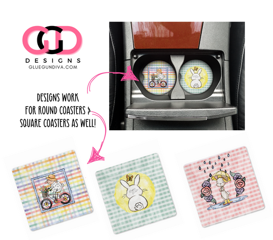 Cute Easter Friends - Designs for Coasters