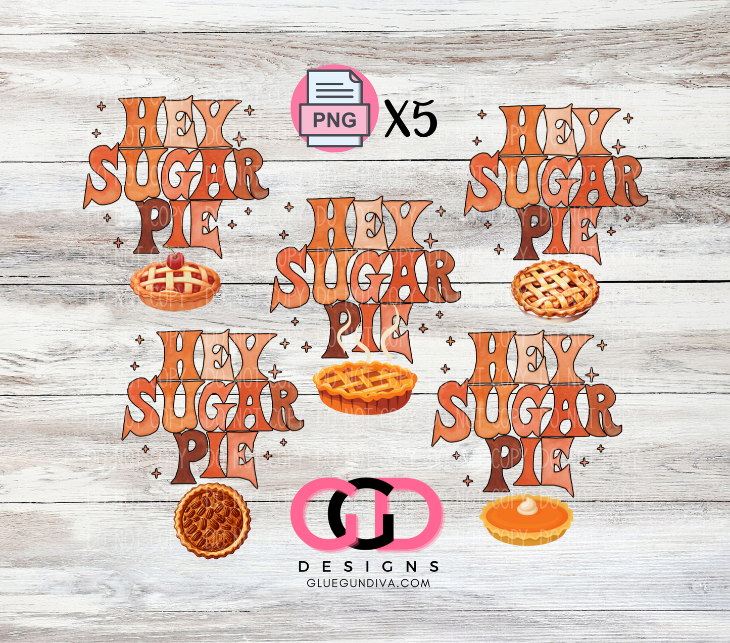 Hey Sugar Pie- PNGs & SVGs