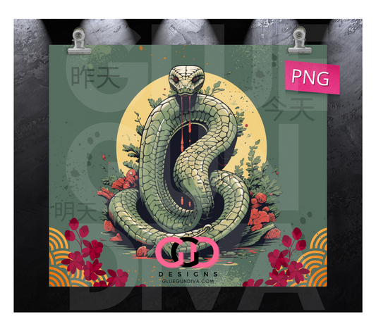 Yesterday Today Tomorrow - Digital tumbler wrap for 20 oz skinny straight tumbler