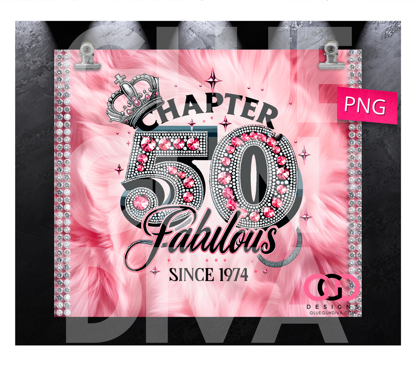 Chapter 50 - Digital tumbler wrap for 20 oz skinny straight tumbler