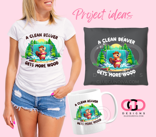 A Clean Beaver - PNGs & SVGs