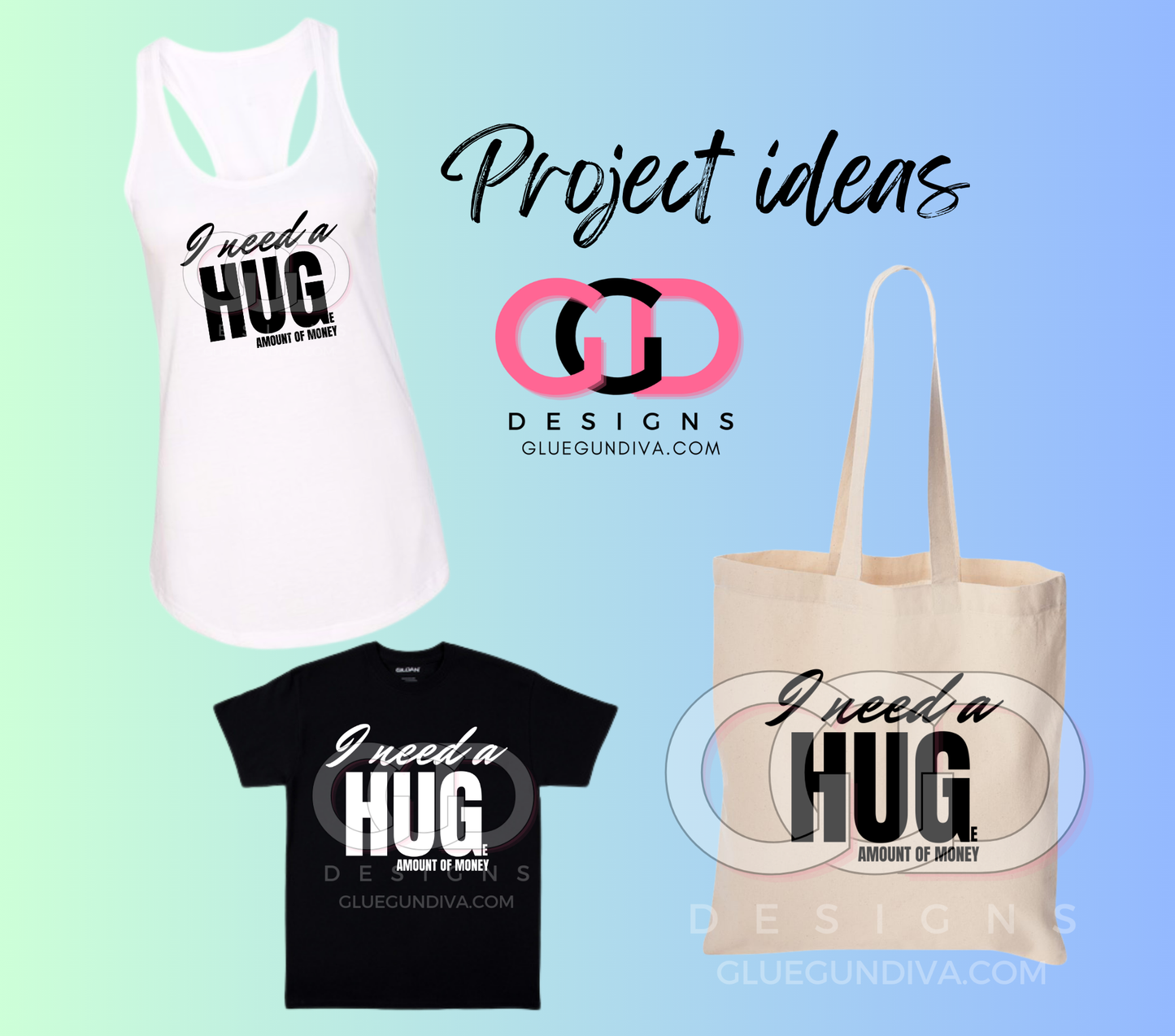 I need a HUG - PNGs & SVGs