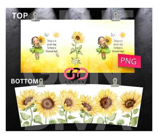 Today is a Great Day - Digital tumbler wrap for 40 oz tumbler