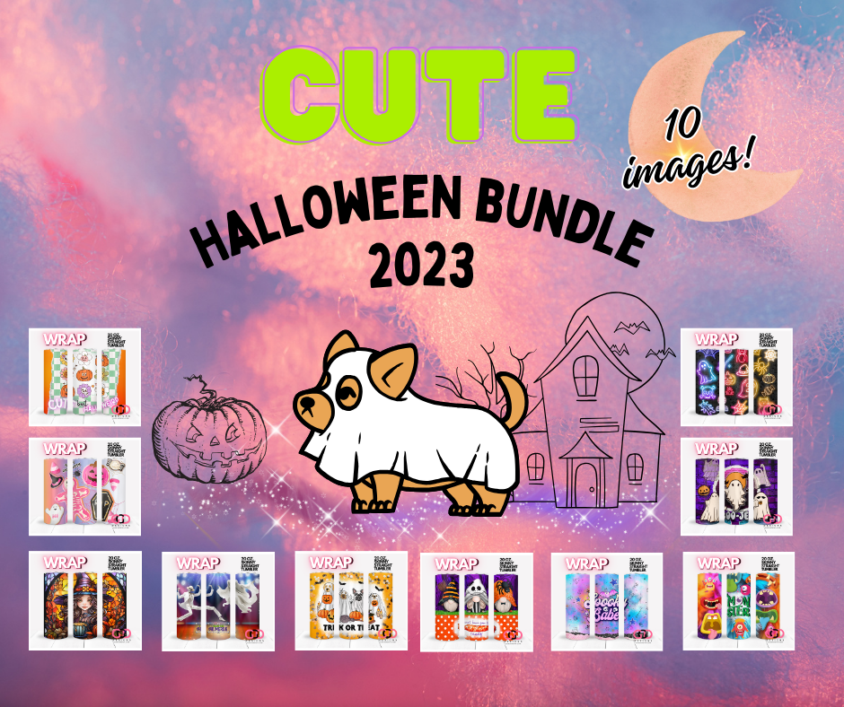 CUTE Halloween images BUNDLE 2023 - 10 images