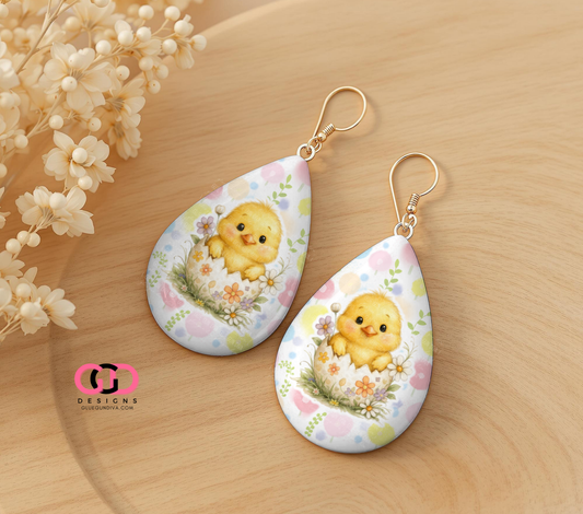 Easter Chick - Earring Design