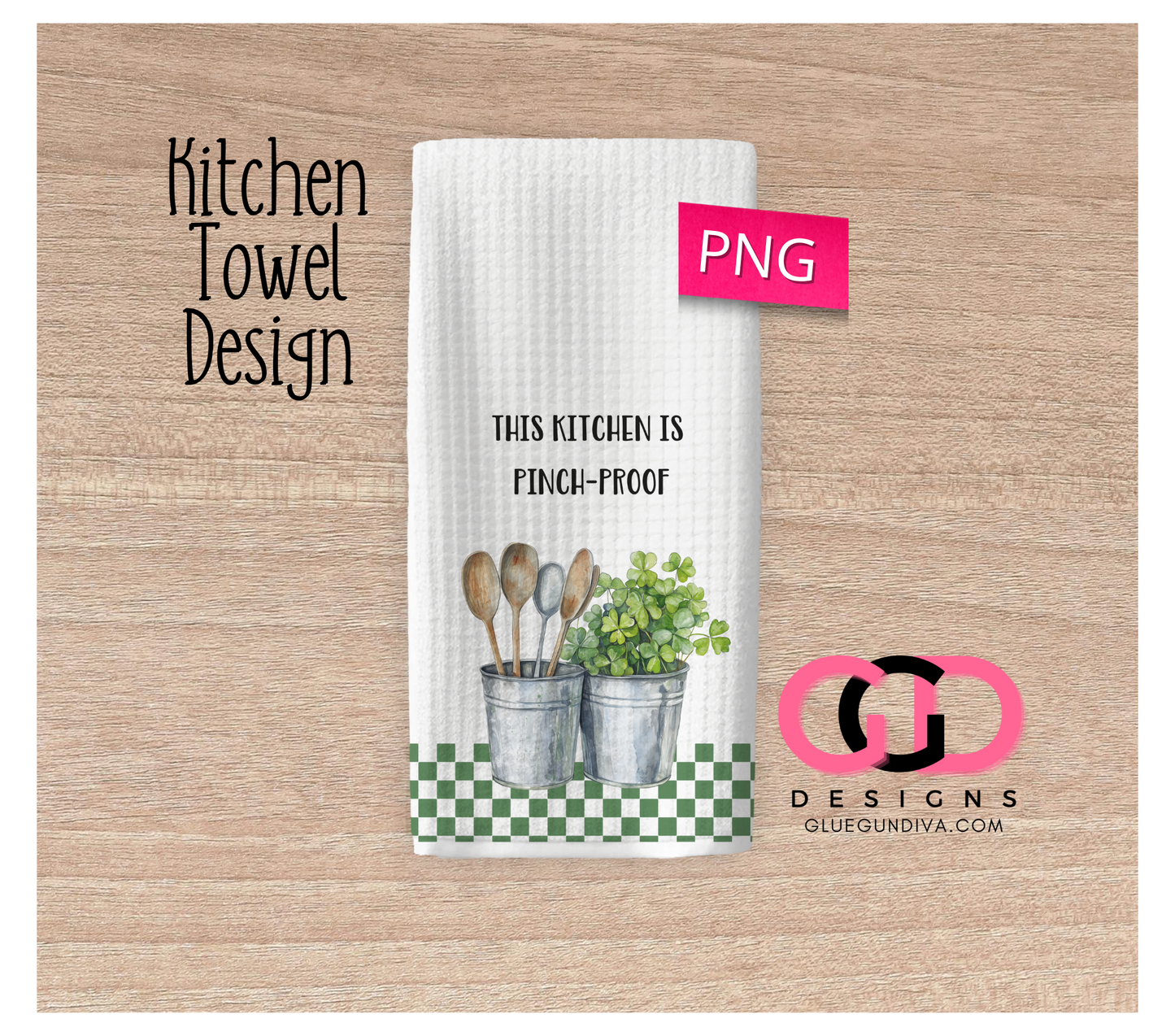 Lucky Kitchen 3 designs - Design for Kitchen Towel