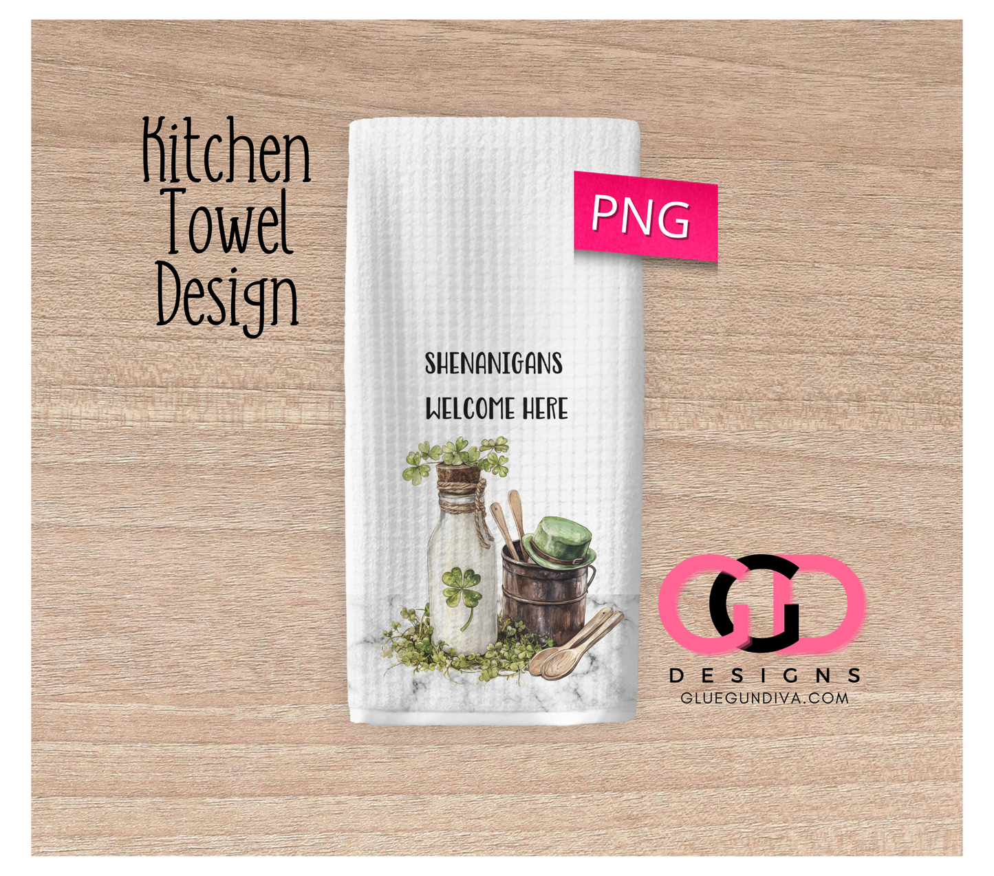 Lucky Kitchen 3 designs - Design for Kitchen Towel