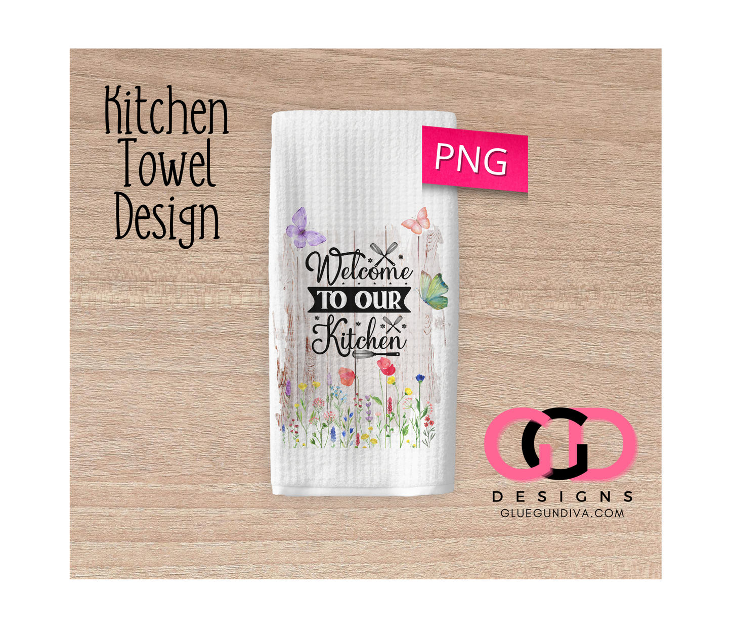 Welcome to Our Kitchen - Design for Kitchen Towel