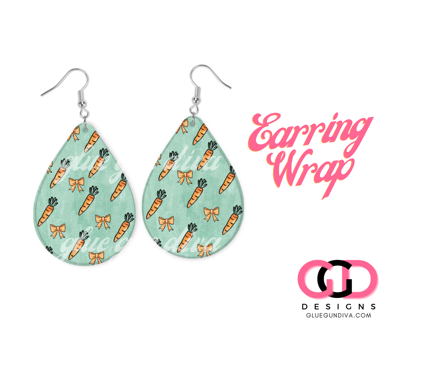 Carrots and Bows - Earring Design