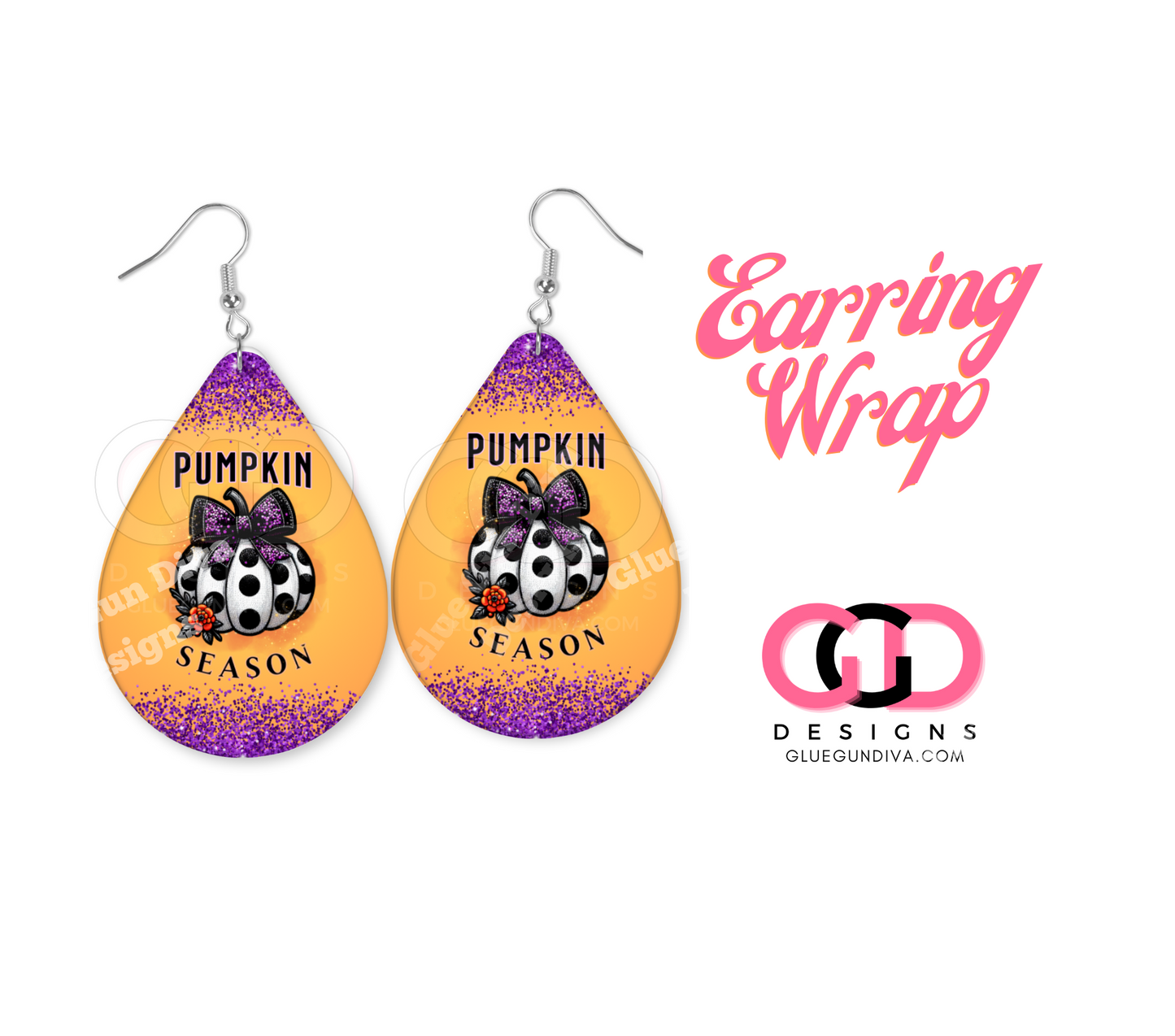 Pumpkin Season free earring design - PNGs & SVGs
