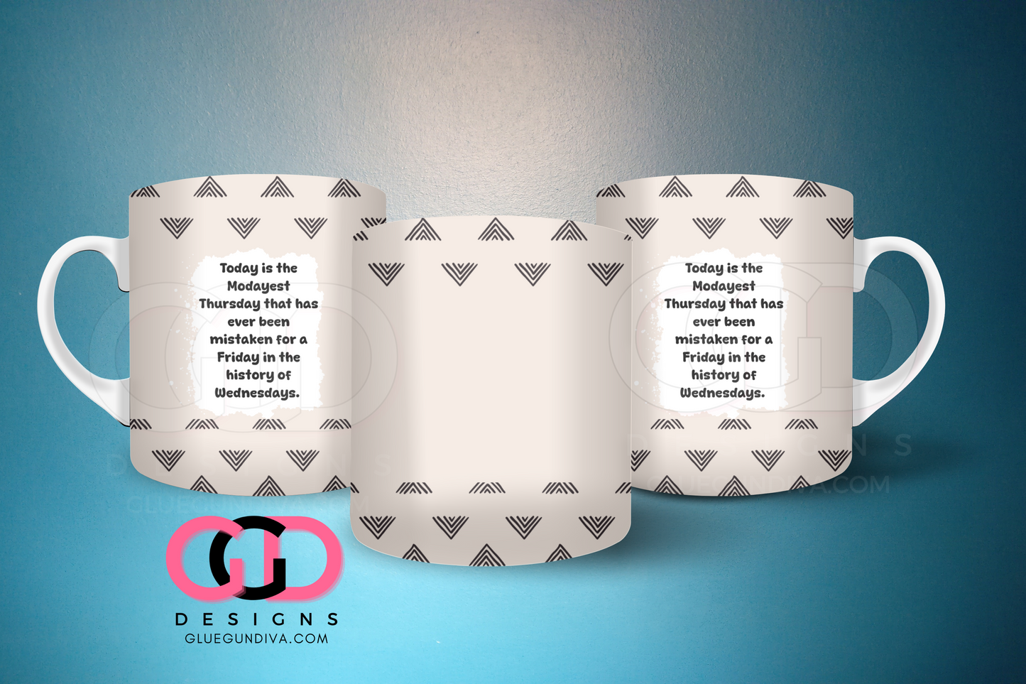 Today is the Mondayest - Digital mug wrap for 11 and 15 oz