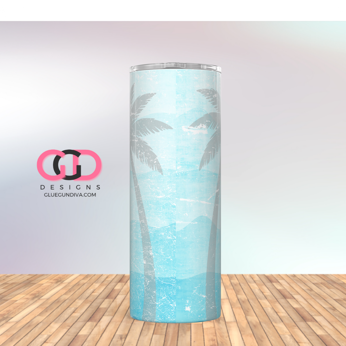 Retired Under New Management - Digital tumbler wrap for 20 oz skinny straight tumbler
