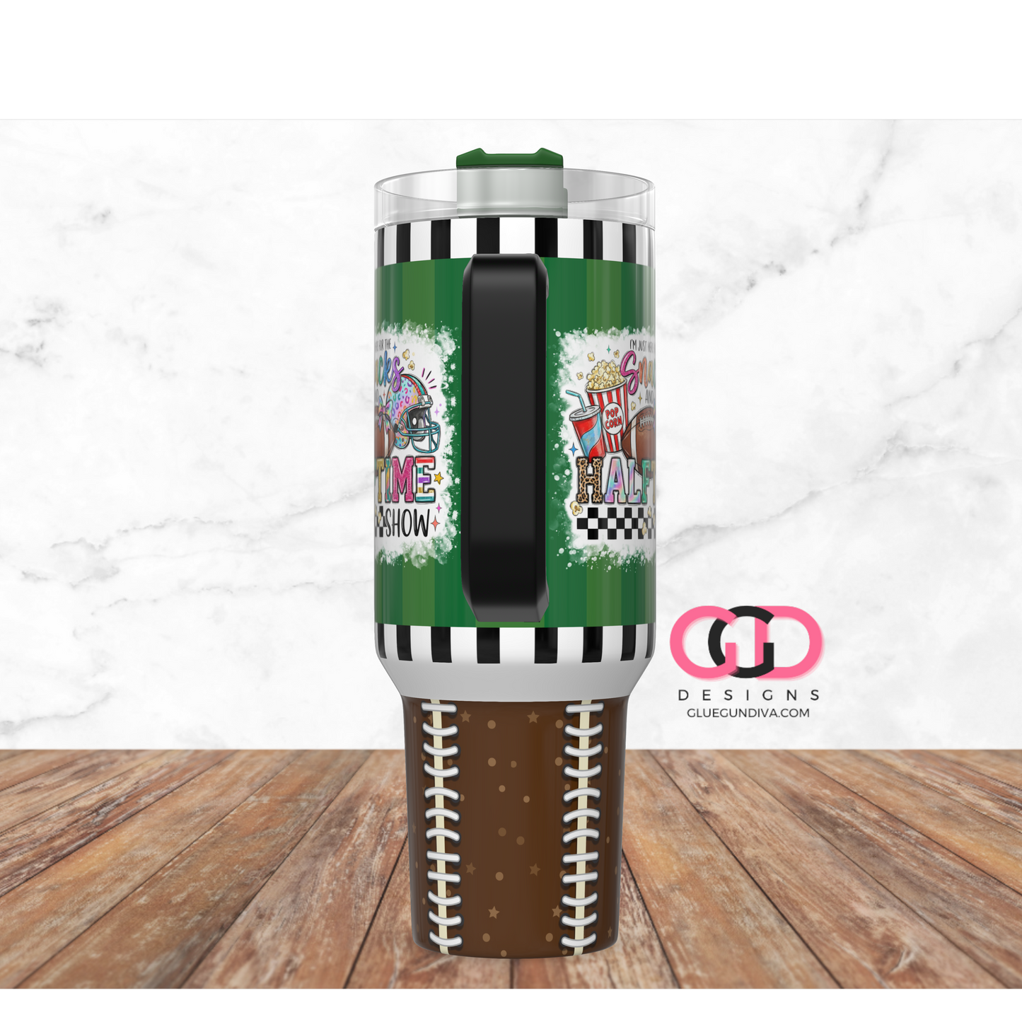 I'm just here for the snacks - Digital tumbler wrap for 40 oz tumbler