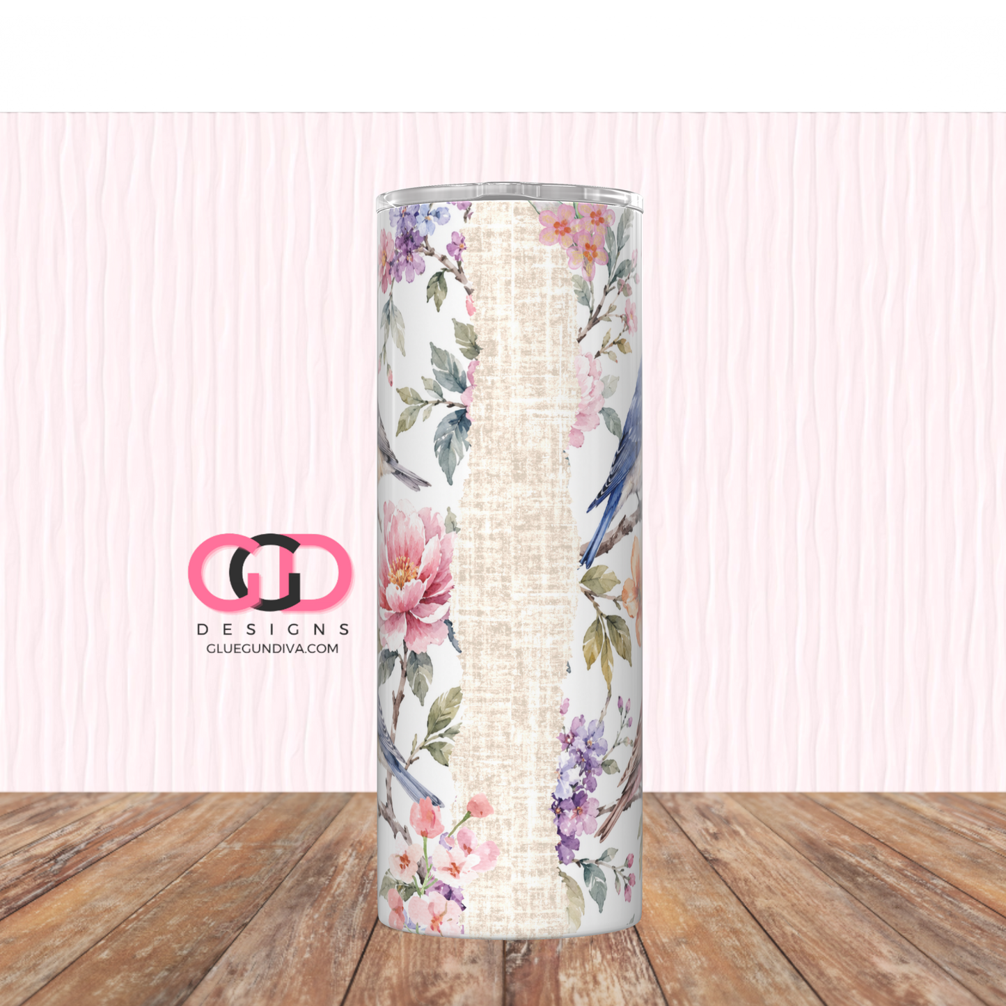 Everyday is a Fresh Start - Digital tumbler wrap for 20 oz skinny straight tumbler