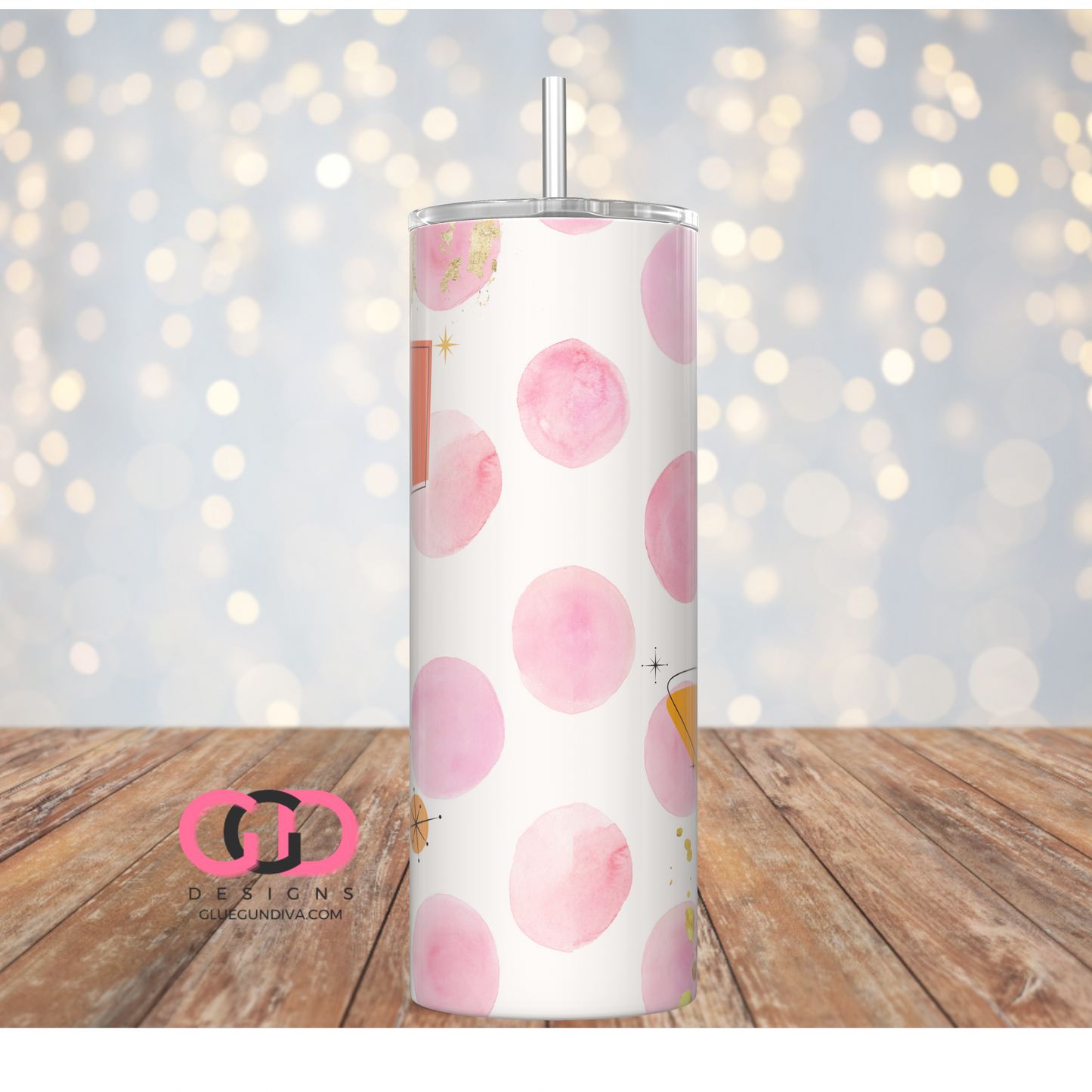 Excuse me for having fun -Digital tumbler wrap for 20 oz skinny straight tumbler