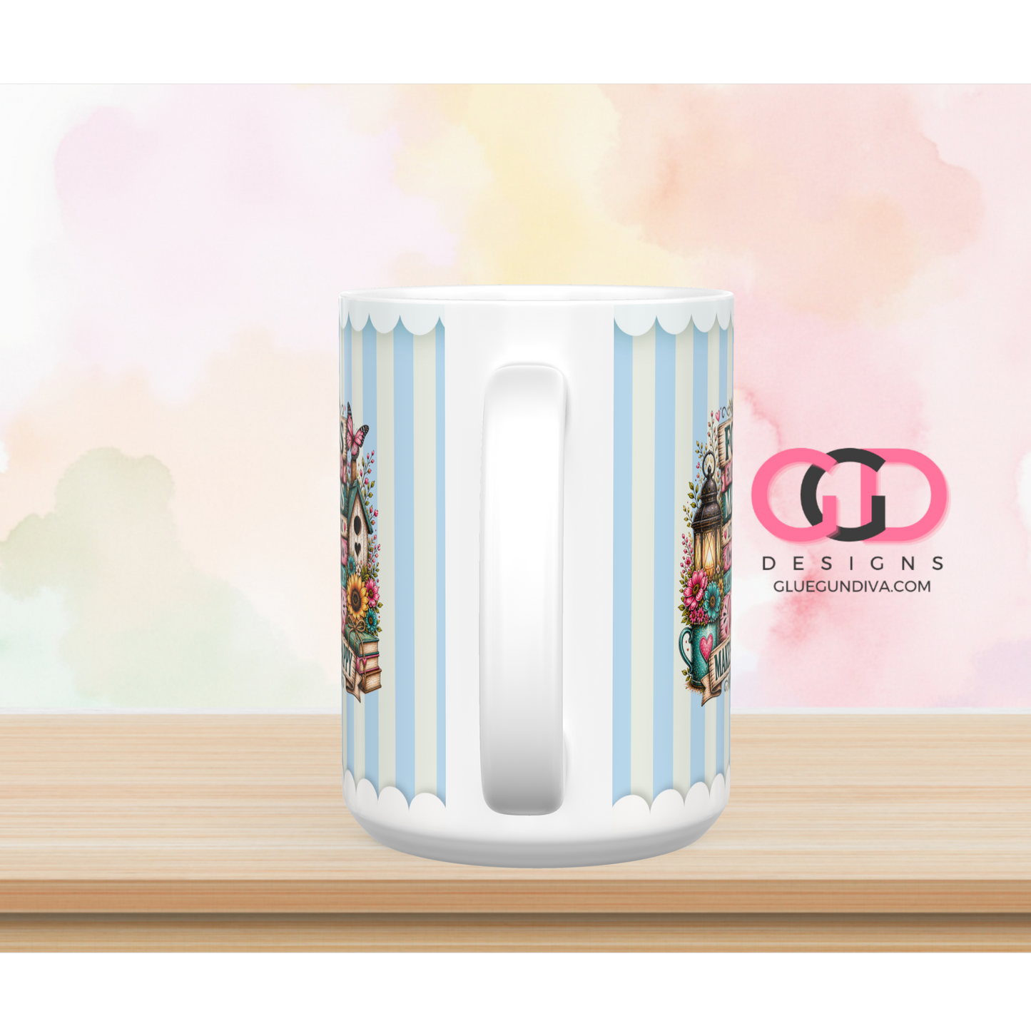 Focus on What Matters - Digital mug wrap for 11 and 15 oz