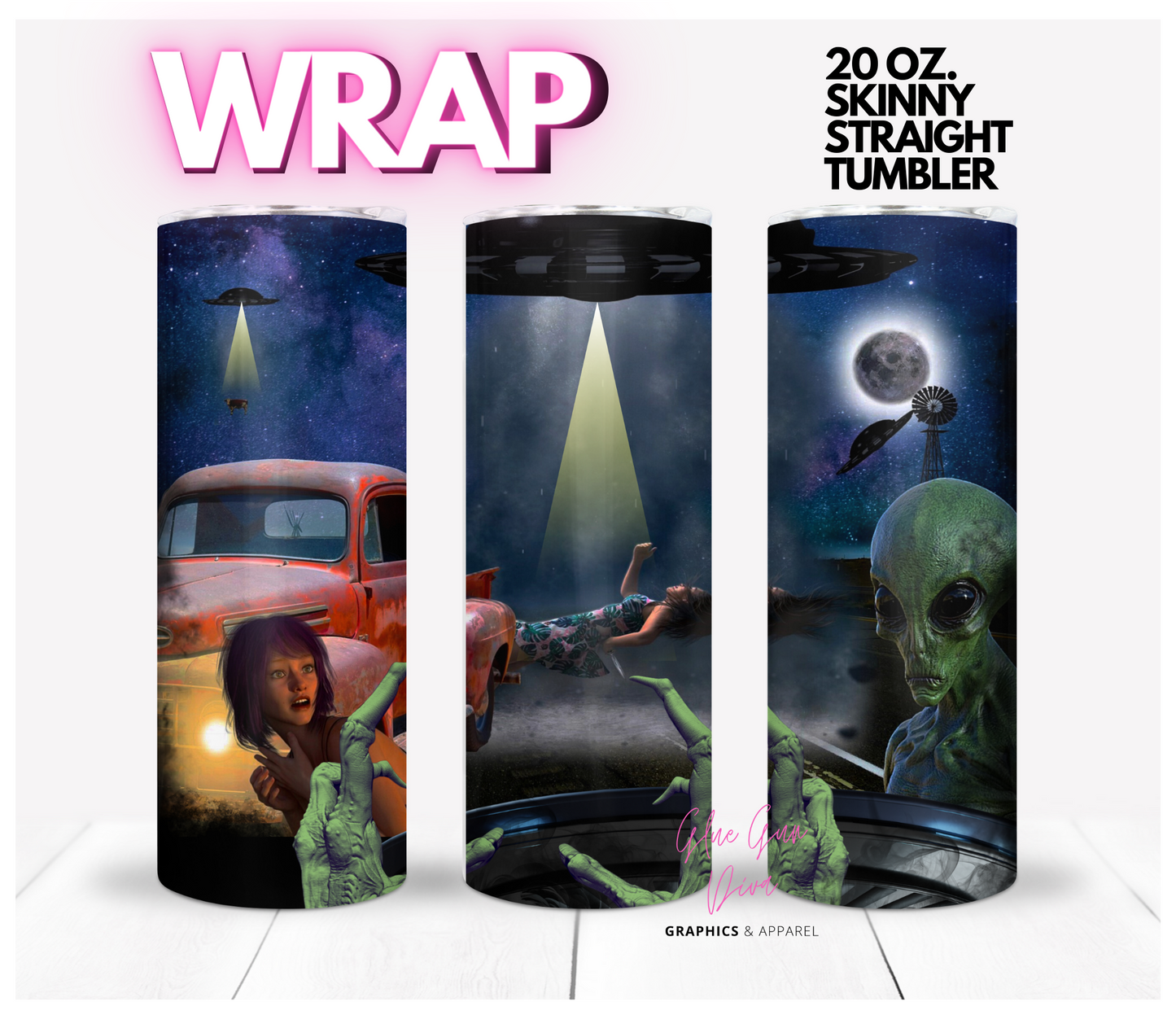 Halloween 2022 Scary - Gory bundle - Digital Wrap Images for 20 0z skinny straight tumblers