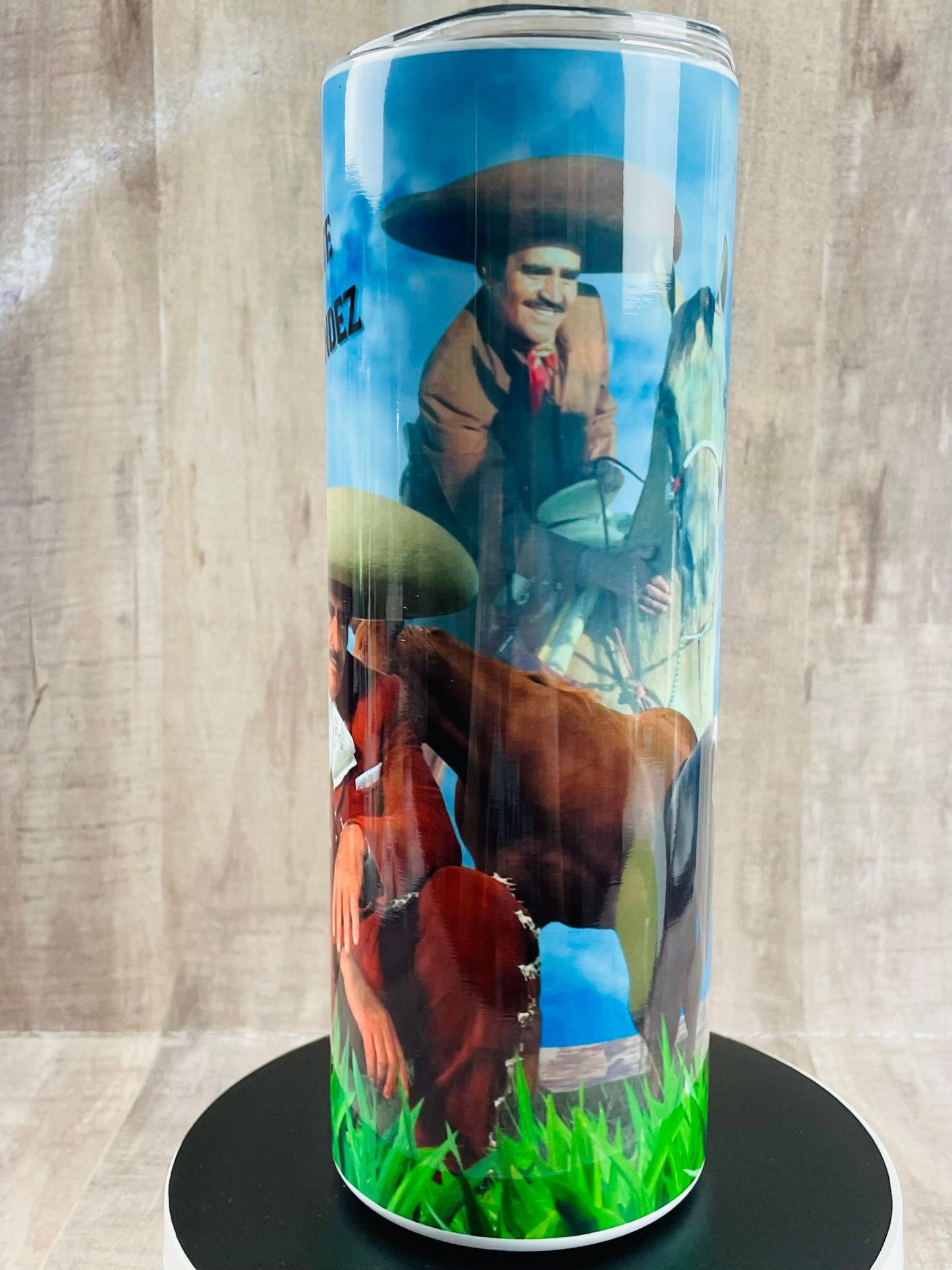 Vicente Fernandez Horses Insulated Tumbler
