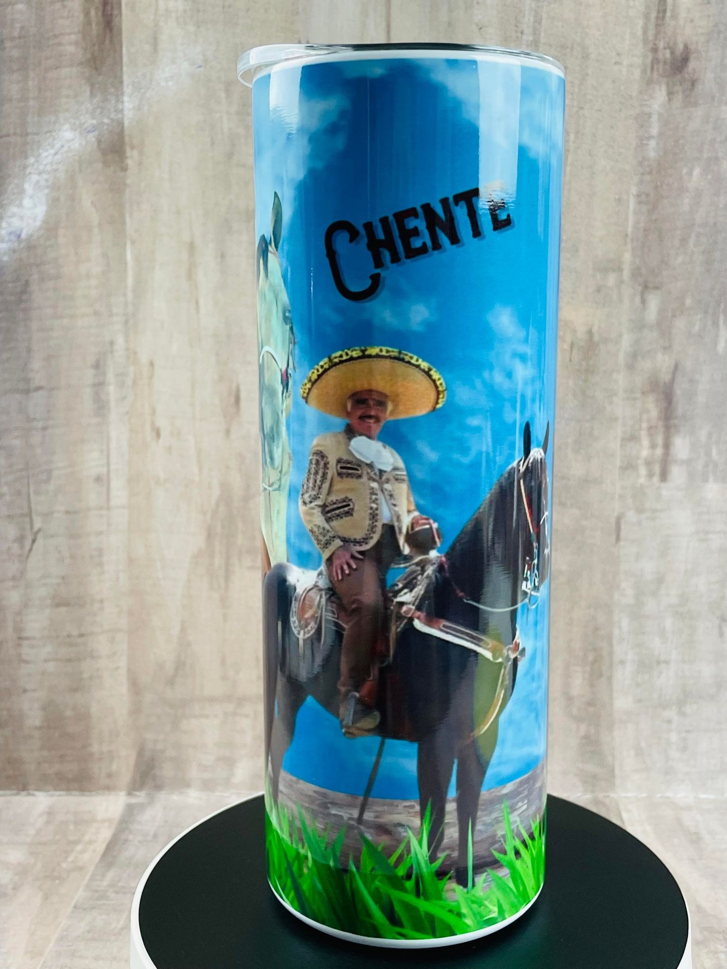 Vicente Fernandez Horses Insulated Tumbler