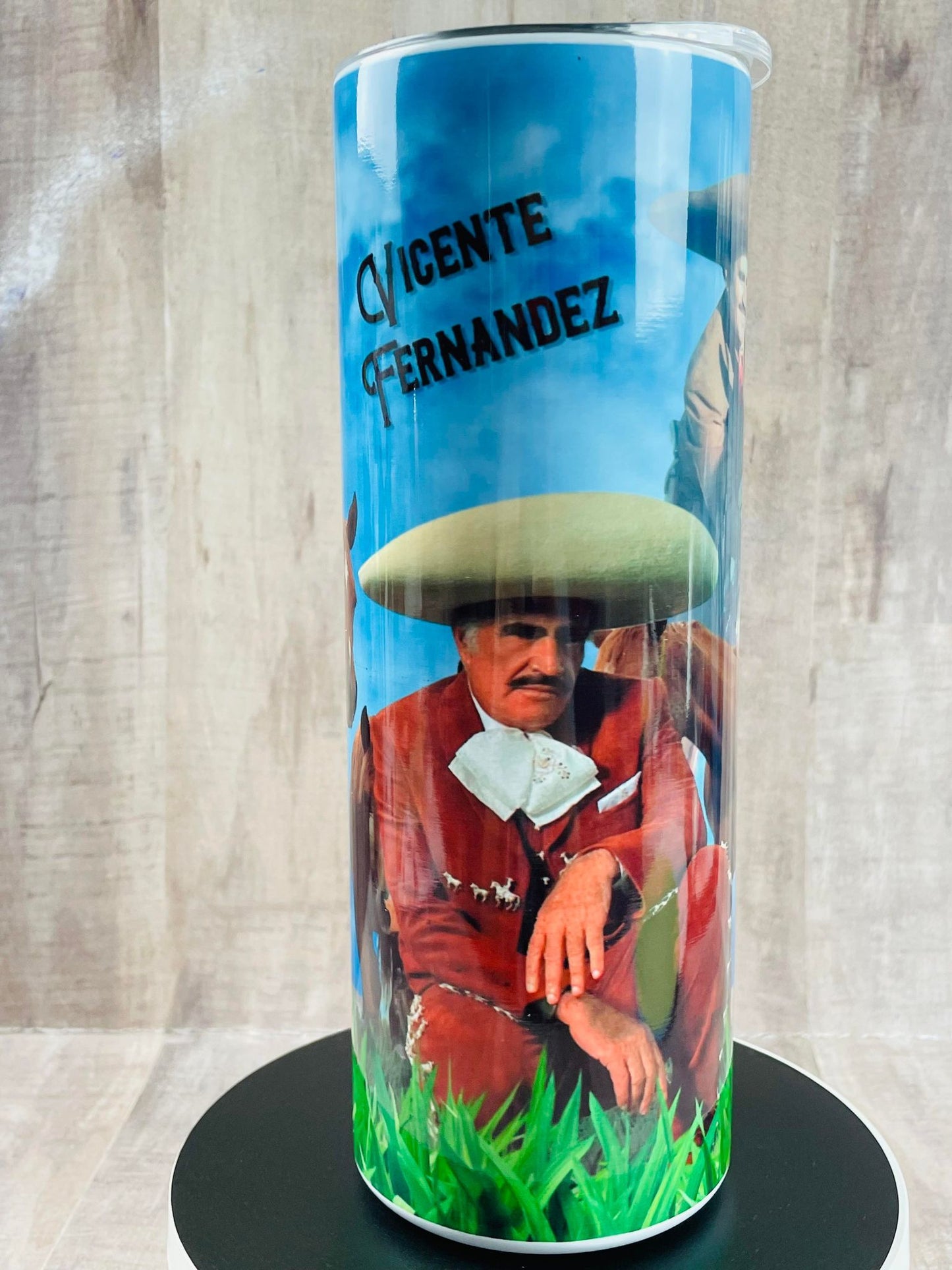 Vicente Fernandez Horses Insulated Tumbler