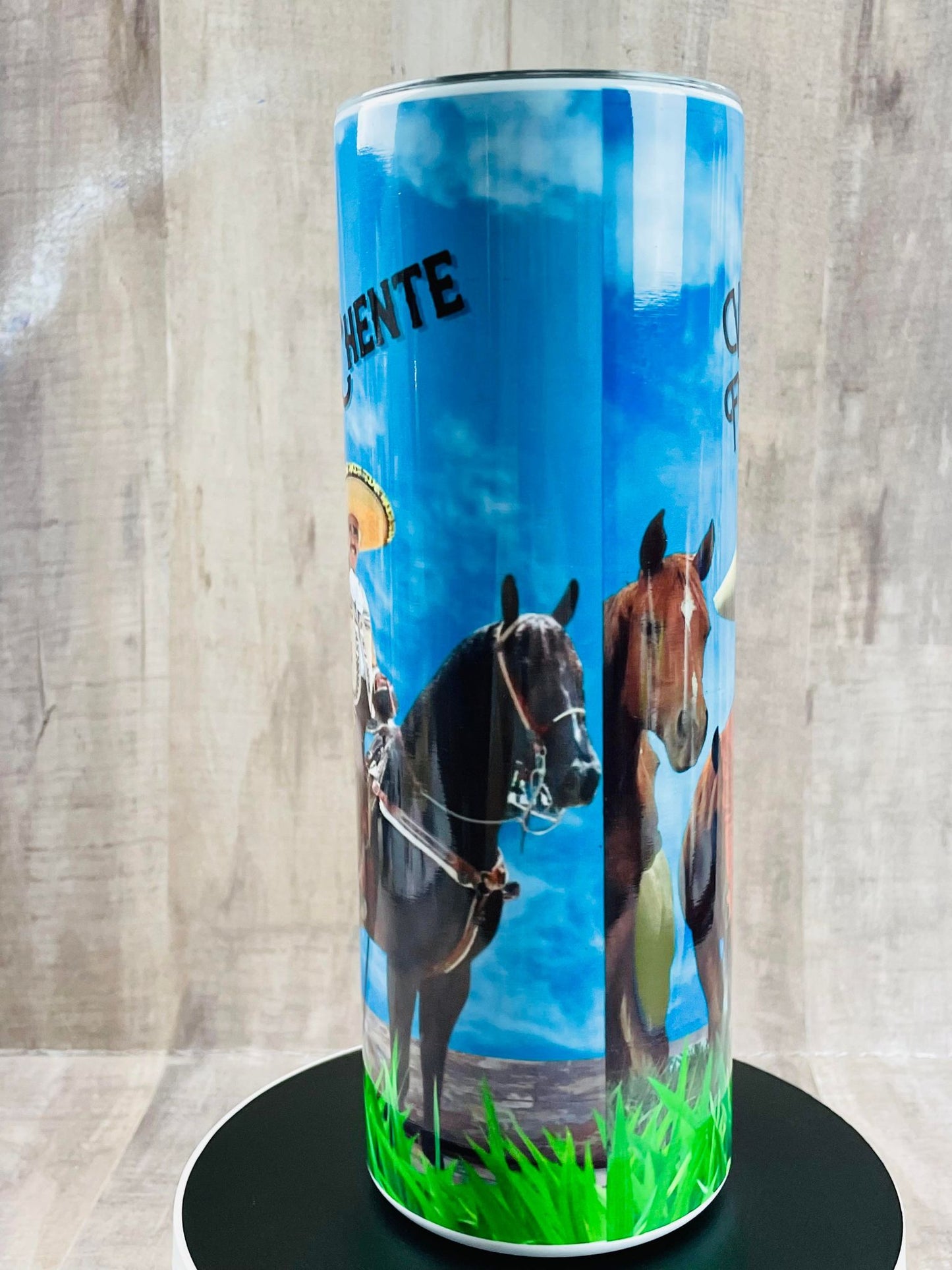 Vicente Fernandez Horses Insulated Tumbler