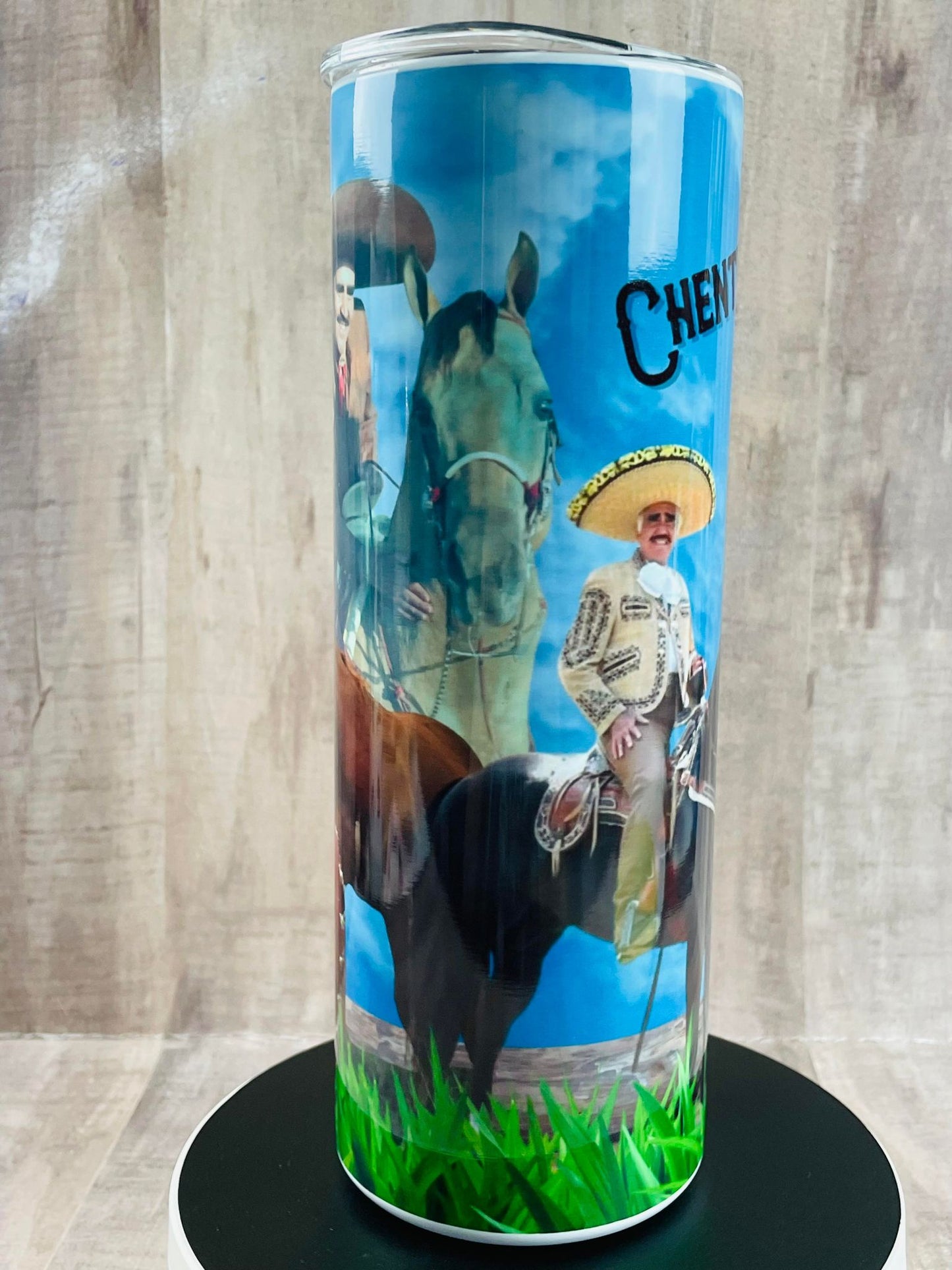 Vicente Fernandez Horses Insulated Tumbler