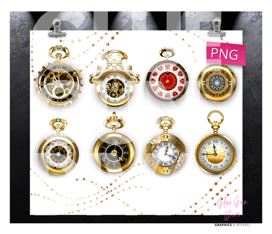 Pocket Watches -Digital tumbler wrap for 20 oz skinny straight tumbler