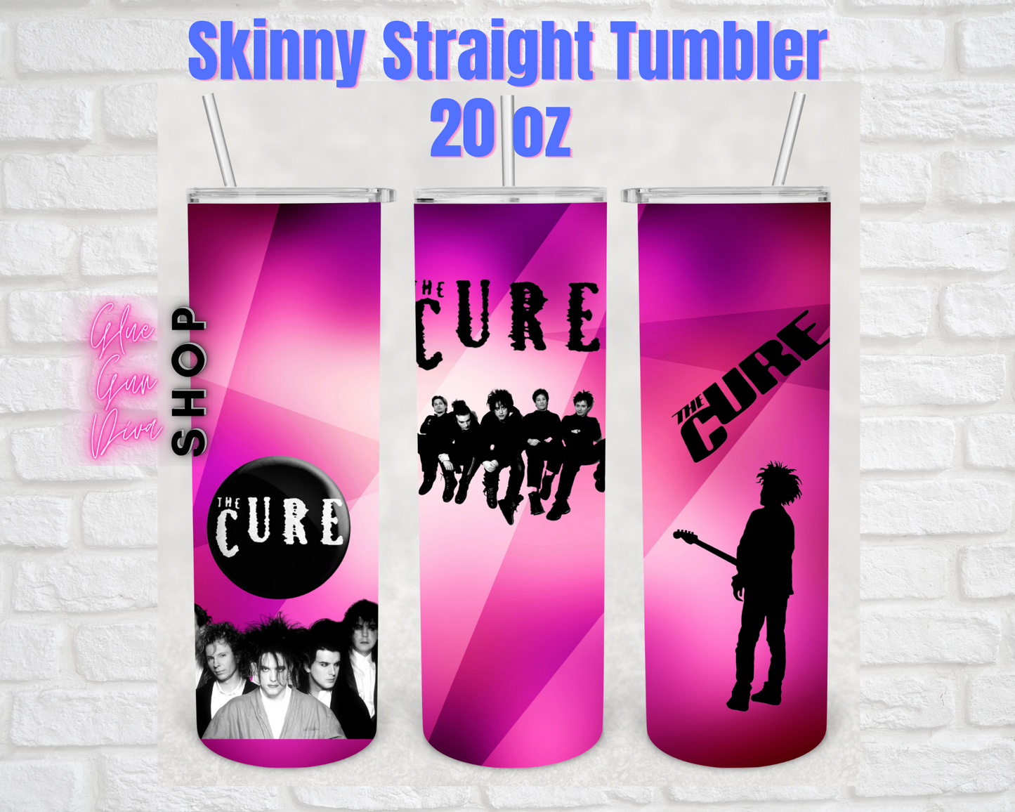THE CURE band Pink Insulated Tumbler