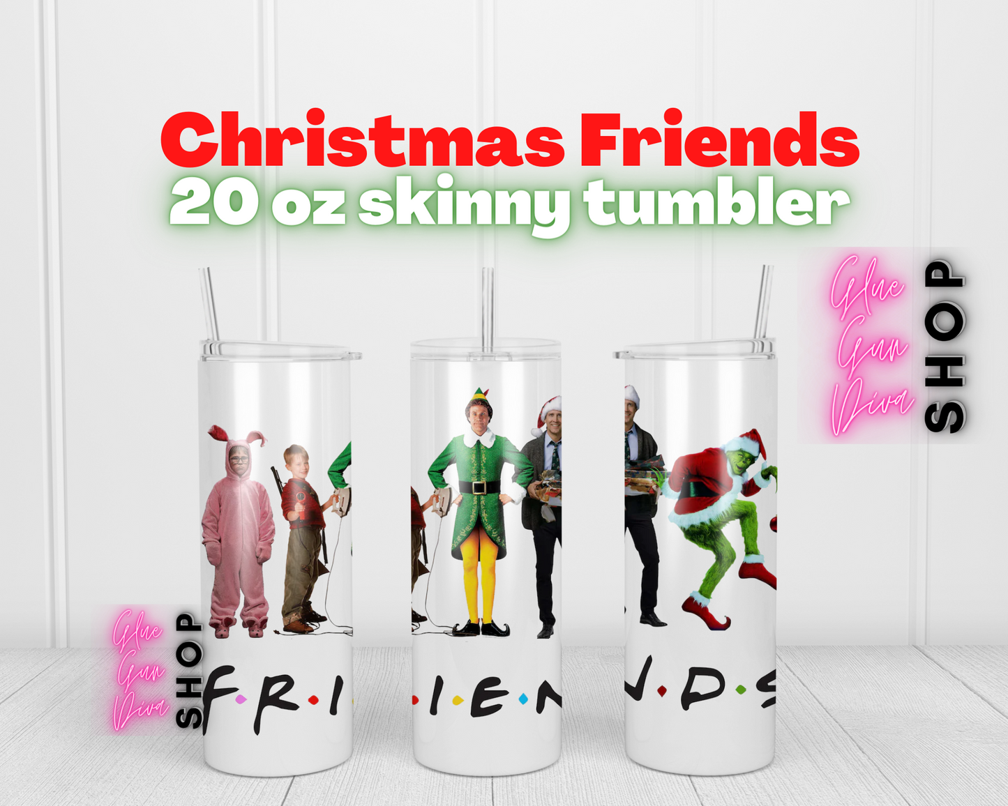 Christmas Friends Insulated Tumbler