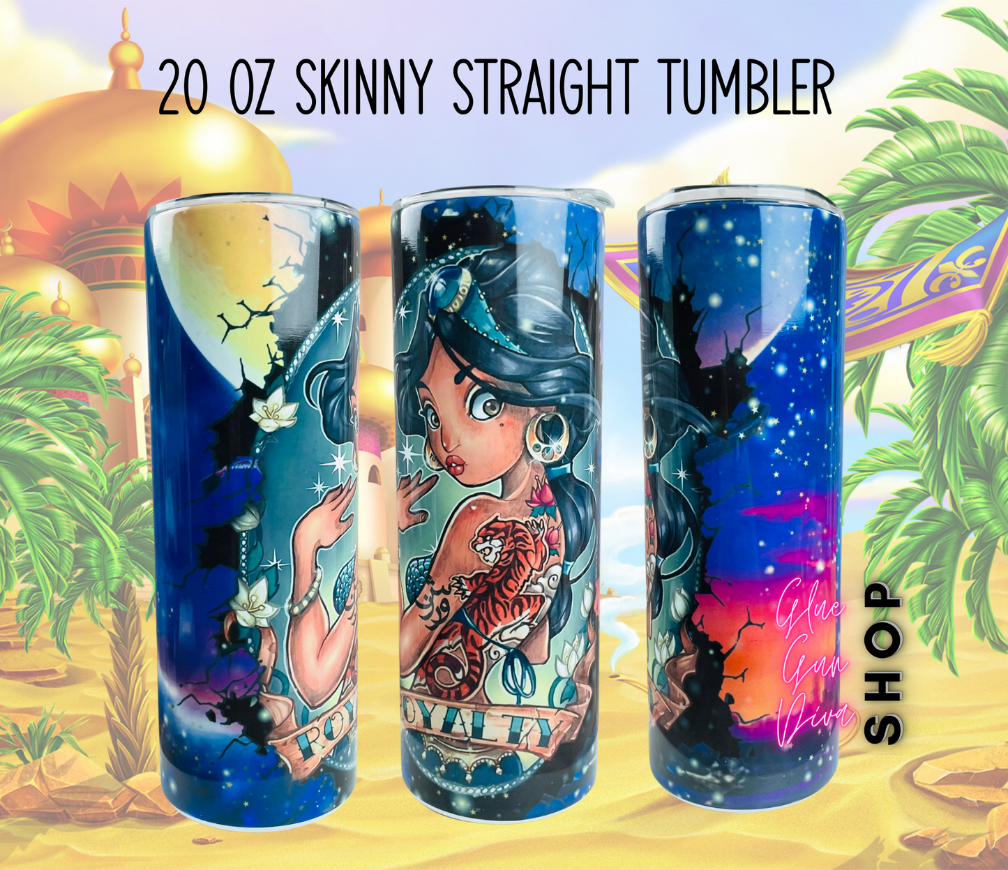 ROYALTY PRINCESS with tattoos Insulated Tumbler