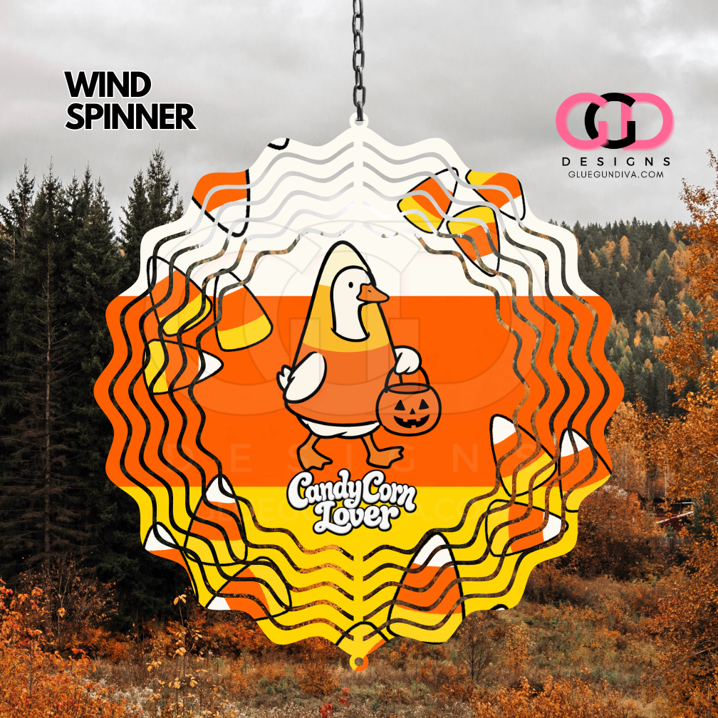 Candy Corn Goose -   Digital image for an 8 Inch Wind Spinner