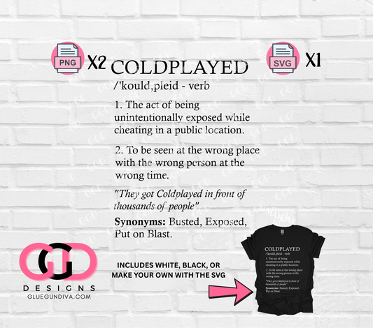 Coldplayed -  PNGs & SVGs