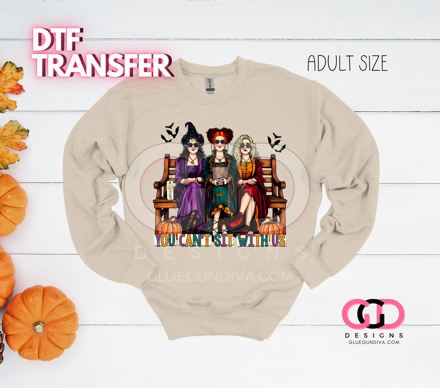 You Can't Sit With Us - DTF TRANSFER