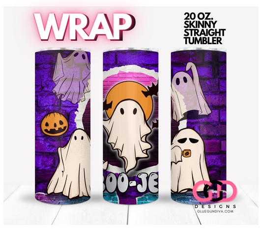 Boo-Jee-   Digital tumbler wrap for 20 oz skinny straight tumbler