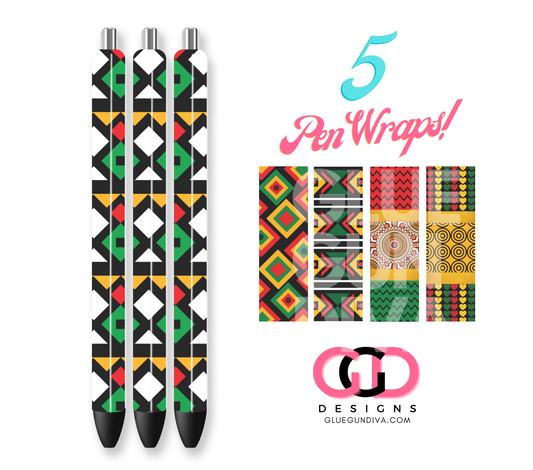 Black History Month 1- Digital Pen wraps