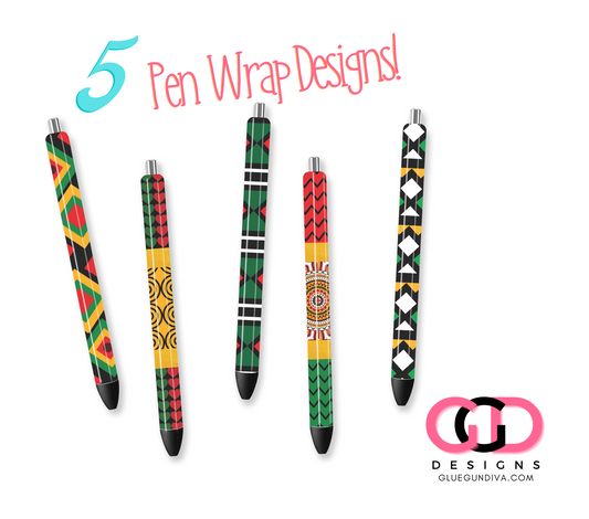 Black History Month 1- Digital Pen wraps