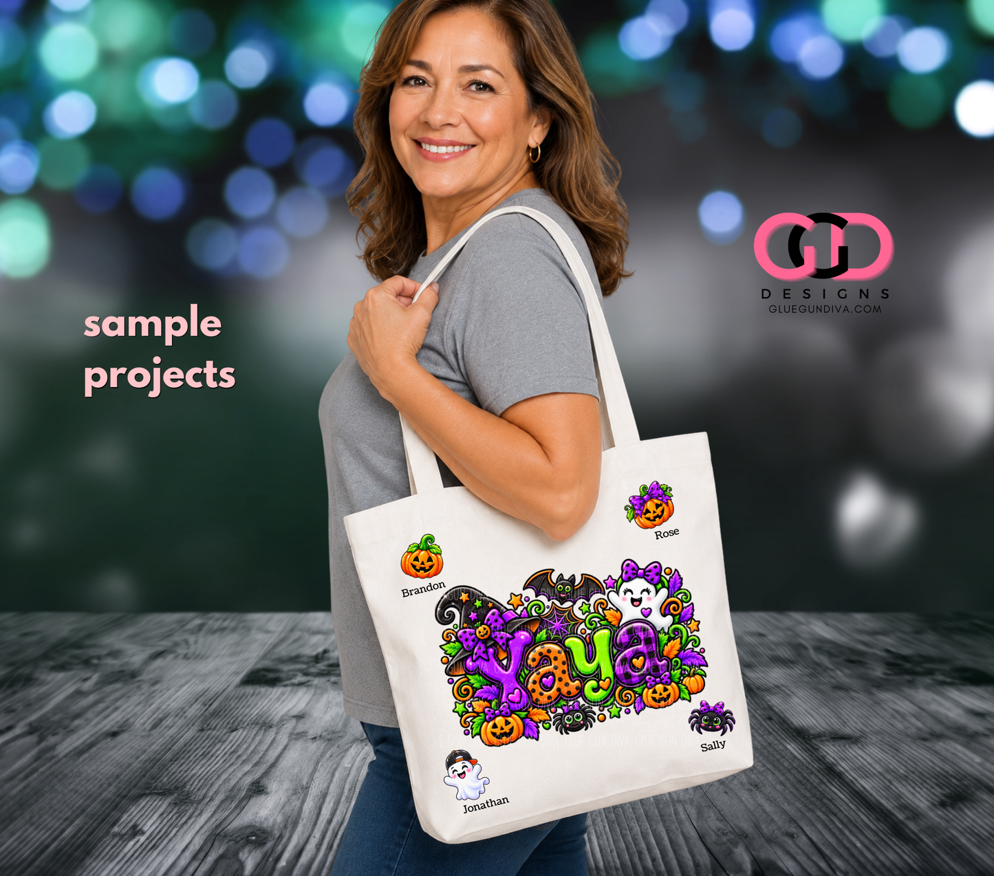 Spanish Halloween Maternal Titles-  PNGs & SVGs